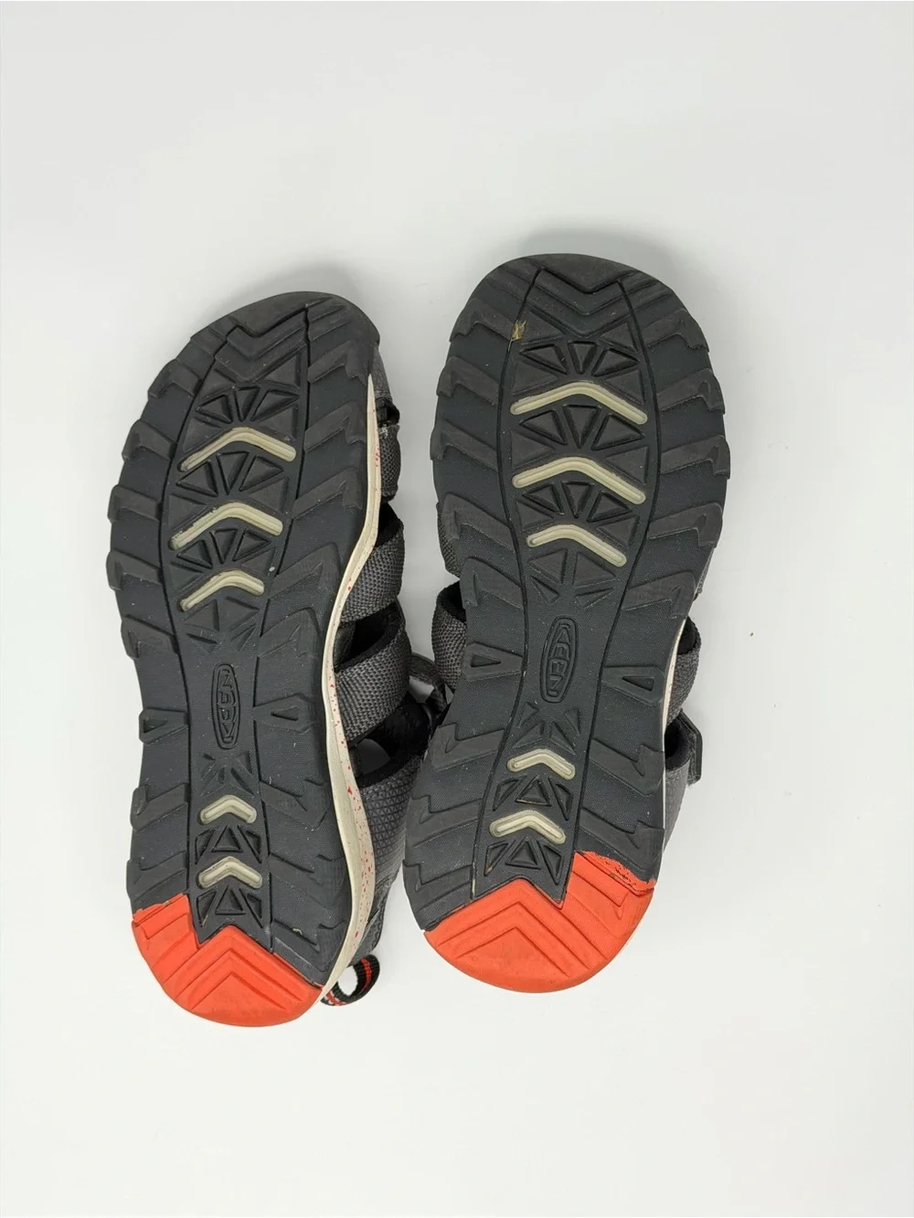 KEEN Newport Neo H2 Kids Size 3 Gray Orange Closed Toe Water Sandals Outdoor